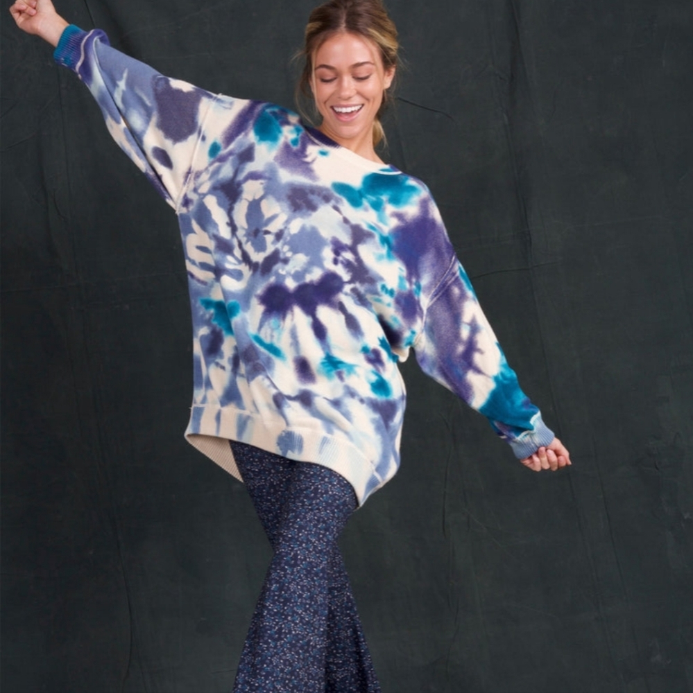 Natural Life Taylor Tie Dye Sweater NWT